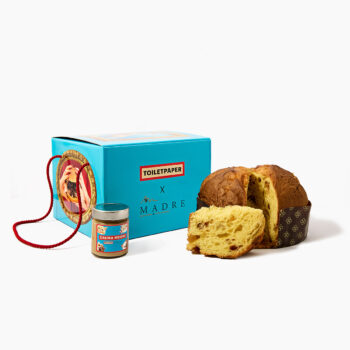 Panettone MEOW il panettone mela e caramello salato TOILETPAPER x MADRE